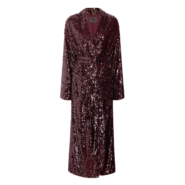 Mulberry Sequin Duster