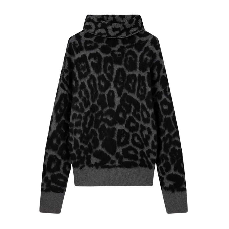 Leopard Jacquard Jumper