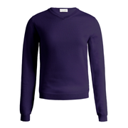 Billie V-Neck Sweater in Grape