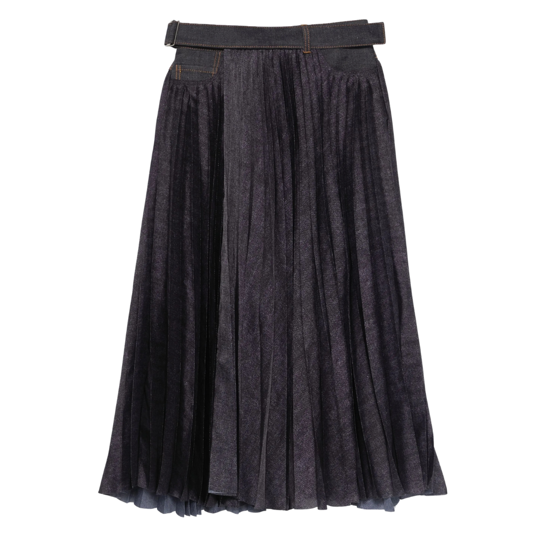 ト*チ様 最終値下げsacai Grosgrain Mix Skirtスカート 最終値下げsacai Grosgrain Mix SkirtスカートΩ