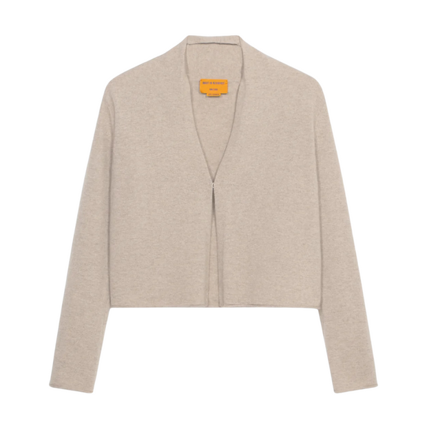STEALTH CARDIGAN IN TAUPE