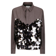 Sequin x Suiting Shirt