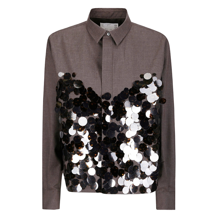 Sequin x Suiting Shirt