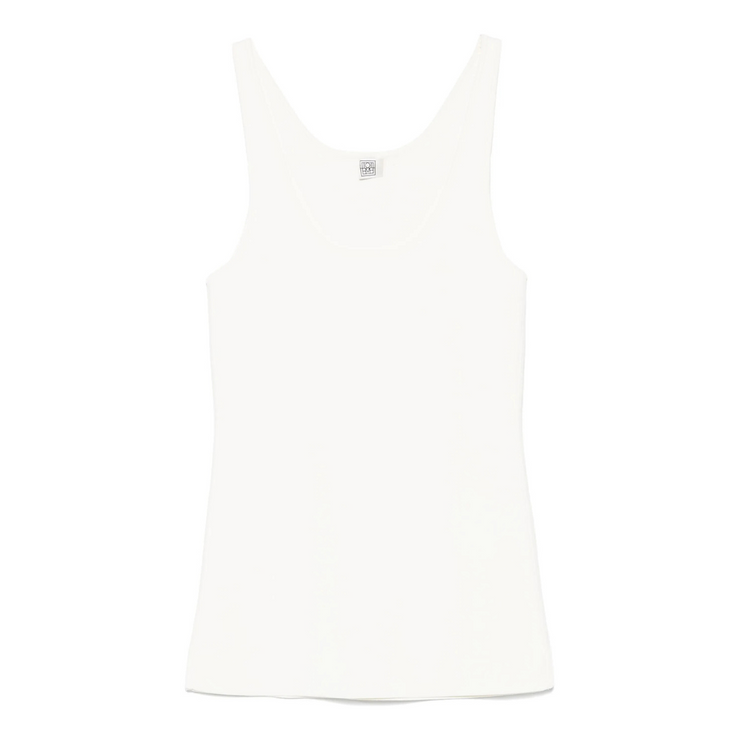 White - Compact Knit Tank