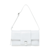 Optic White Flip Shoulder Bag