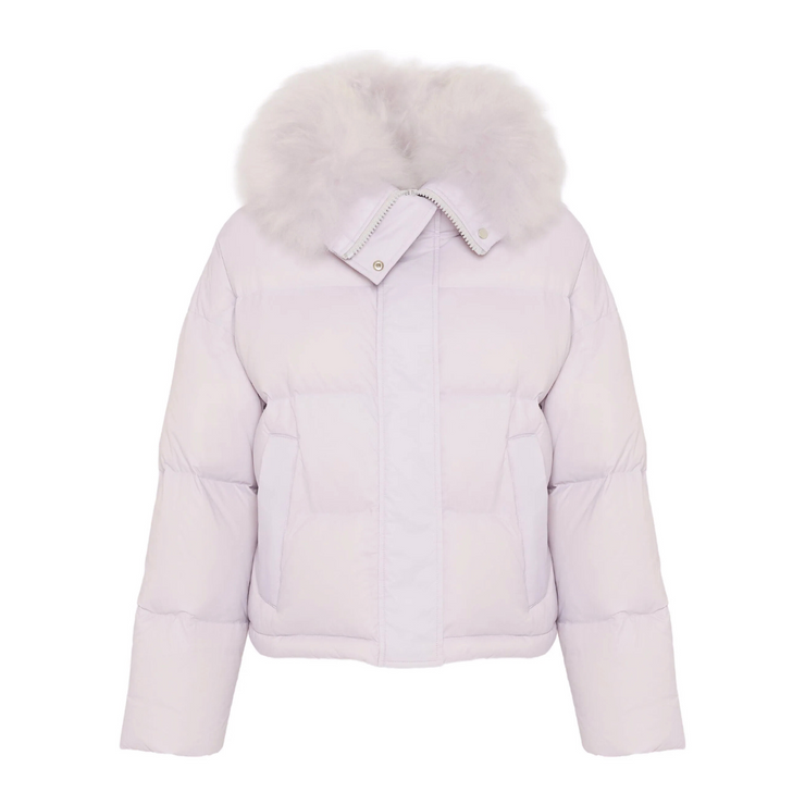 Lilac Short Down Jacket