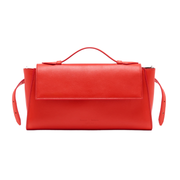 Tate Clutch in Vermillion