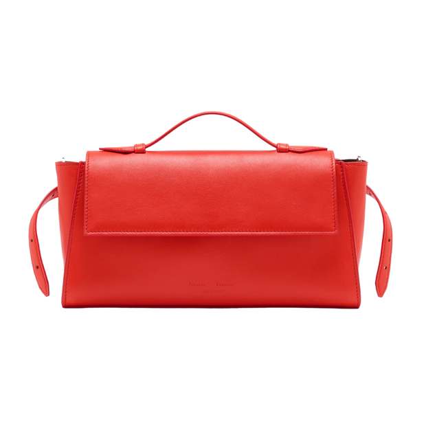 Tate Clutch in Vermillion