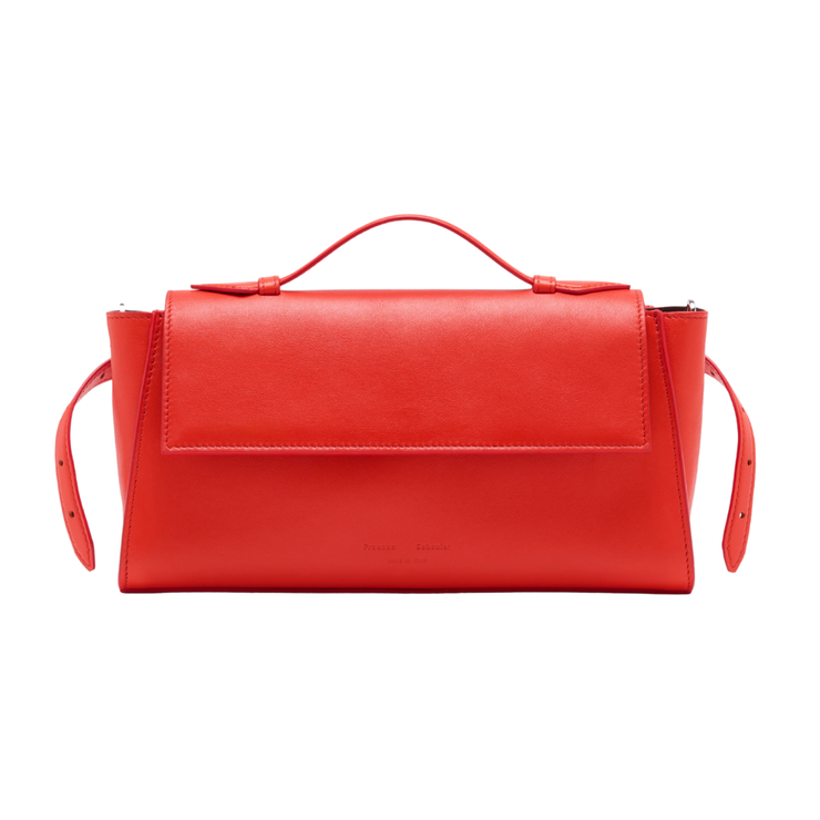 Tate Clutch in Vermillion