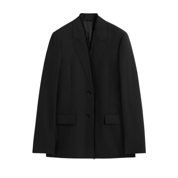 Raw Lapel Jacket