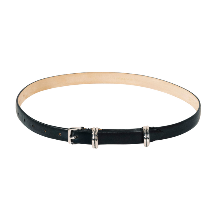 Black & Silver Constance Belt