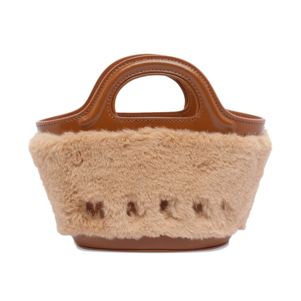 Shearling Bucket Bag