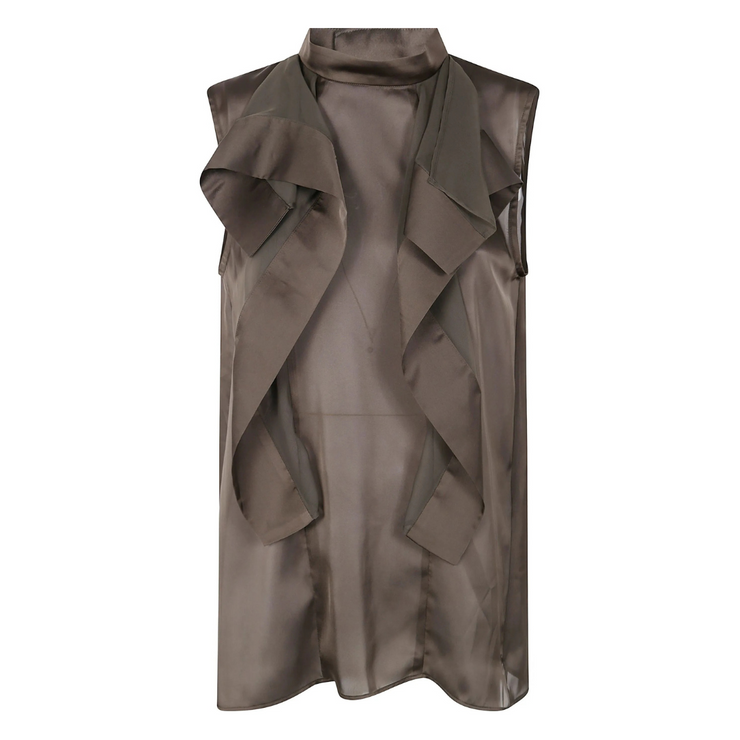 Satin x Chiffon Pullover