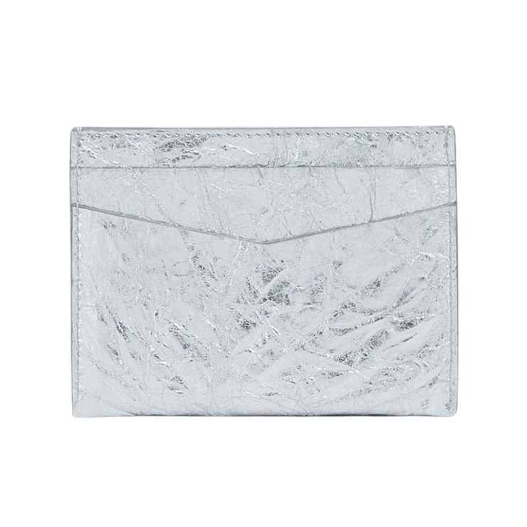 Silver Metallic Card Holder