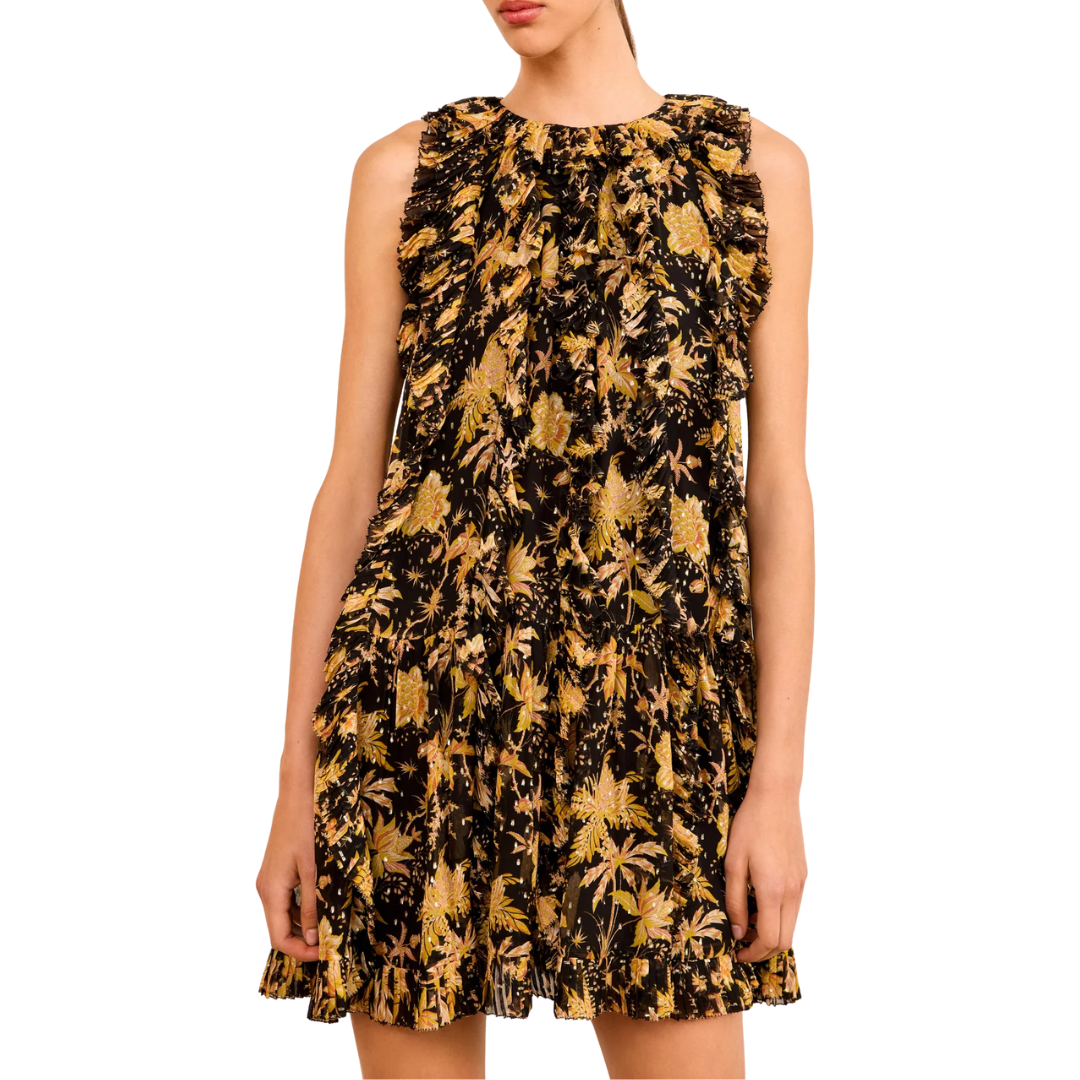 Signe Ruffle Mini Dress Gretta & Co. Signe Ruffle Mini Dress Gretta & Co.