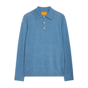 DENIM BLUE AIRY POLO - Men