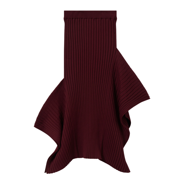 Bordeaux Knit Skirt