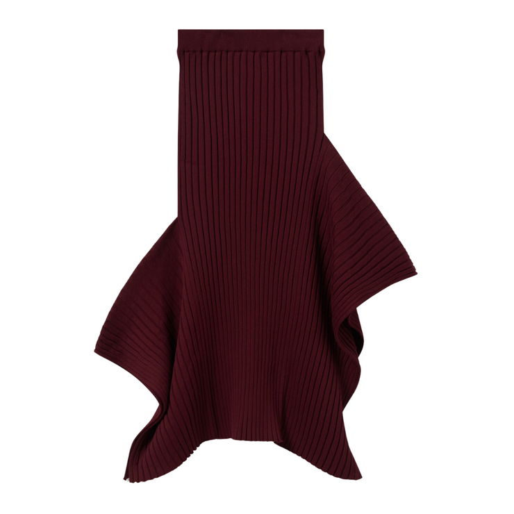 Bordeaux Knit Skirt