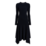 Didi Dress in Velvet Stripe