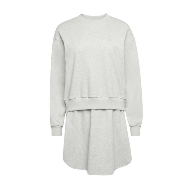 LAYERED SWEATSHIRT DRESS