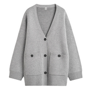 Grey Longline Cardigan