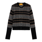 Shadow Plaid Cardigan