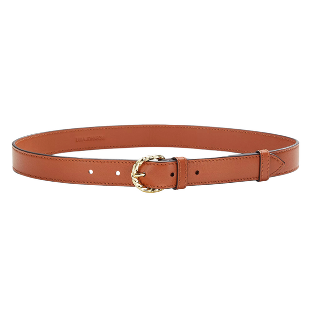 Brown Gia Twisted Buckle Belt