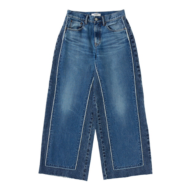 TAHITI TWO-TONE WIDE PANTS