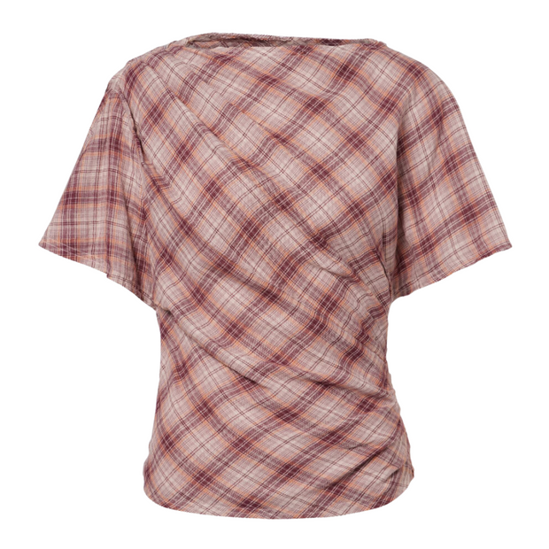 Neyela Plaid Top