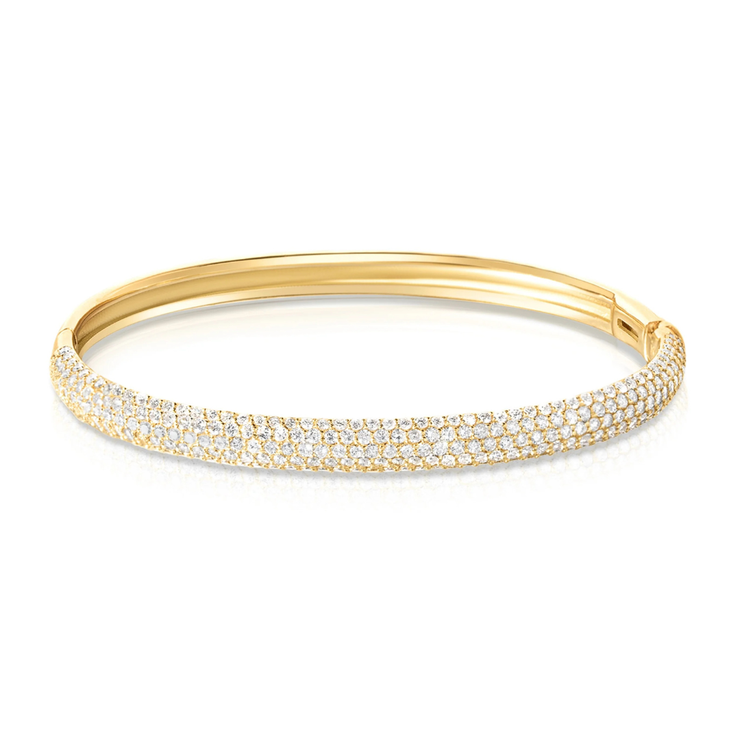Pave Bombe Bangle