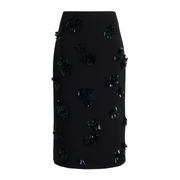 Embroidered Moira Skirt