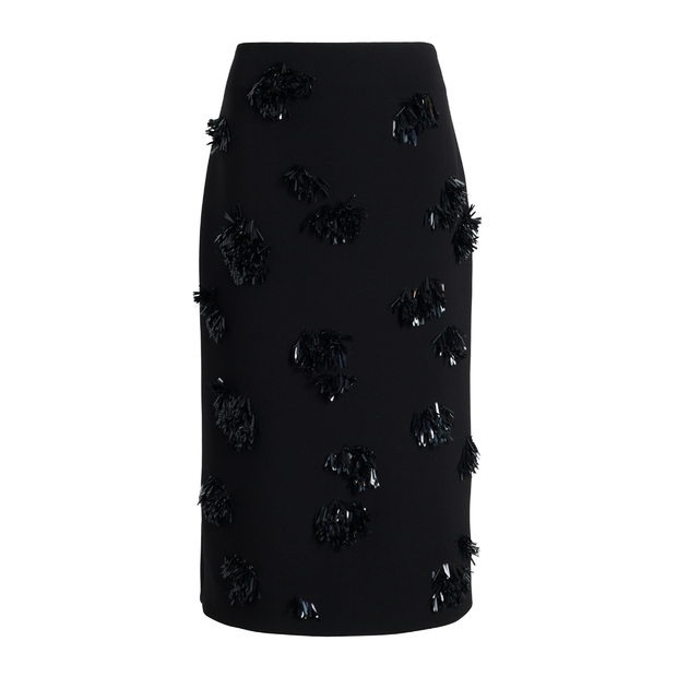 Embroidered Moira Skirt