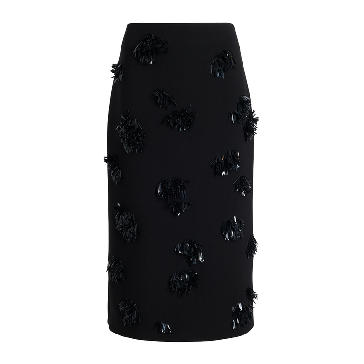 Embroidered Moira Skirt