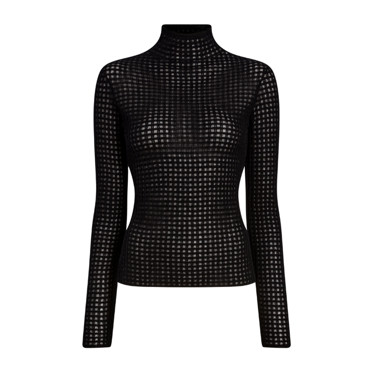 Zella Top in Check Merino