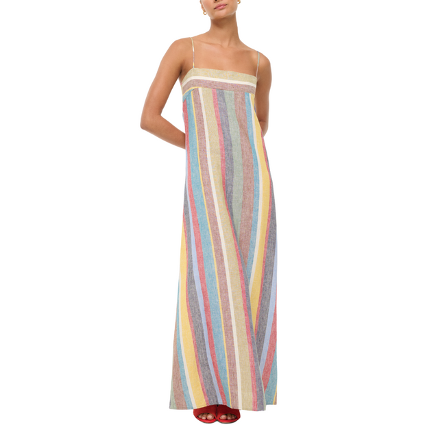 Laura Stripe Linen Dress