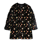 Multifloral Padded Liner Coat