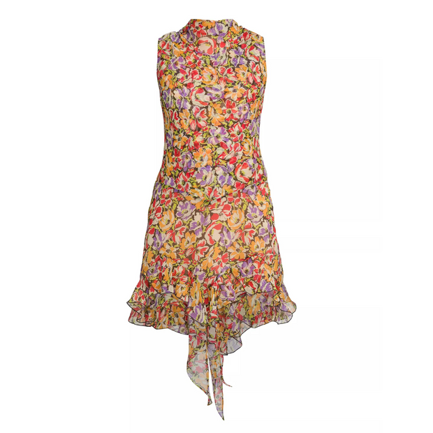 Ultra Floral Ruffled Dress