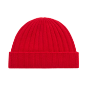 Cashmere Beanie in Poppy