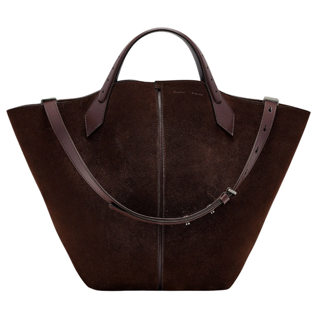 Chocolate Chelsea Suede Tote