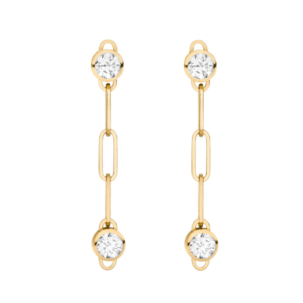 Round Duo PM Classics Earring