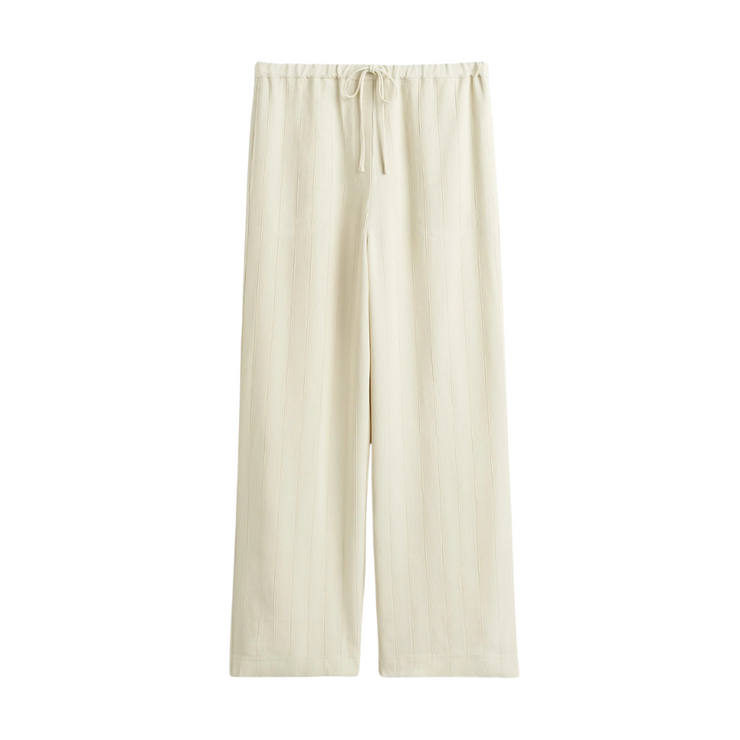 Woven Stripe Drawstring Pant