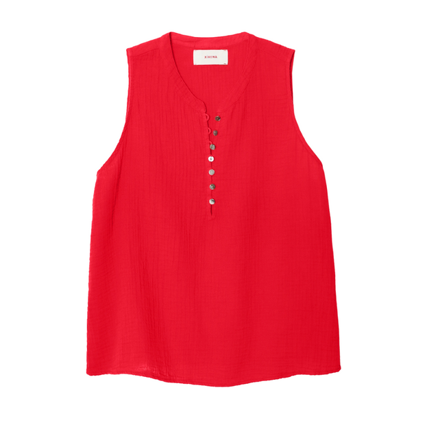 Real Red Tish Top