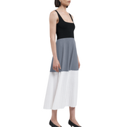 Square Neck Color Block Dress