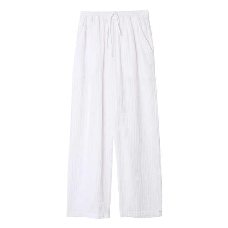 White Dylan Wideleg Pant