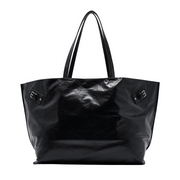Black Paper Calf Days Tote
