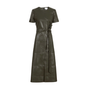 Ella Faux Leather Dress