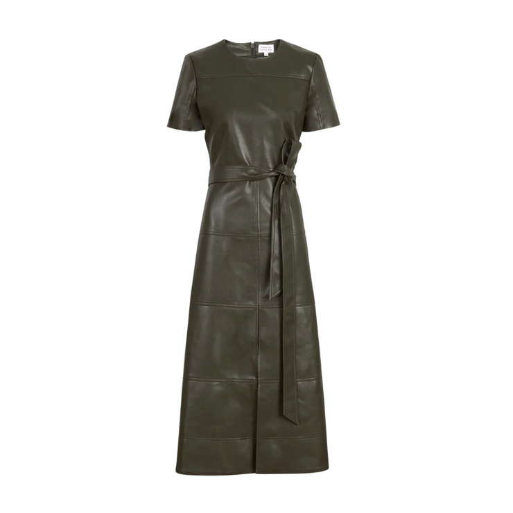 Ella Faux Leather Dress