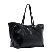 Black Paper Calf Days Tote