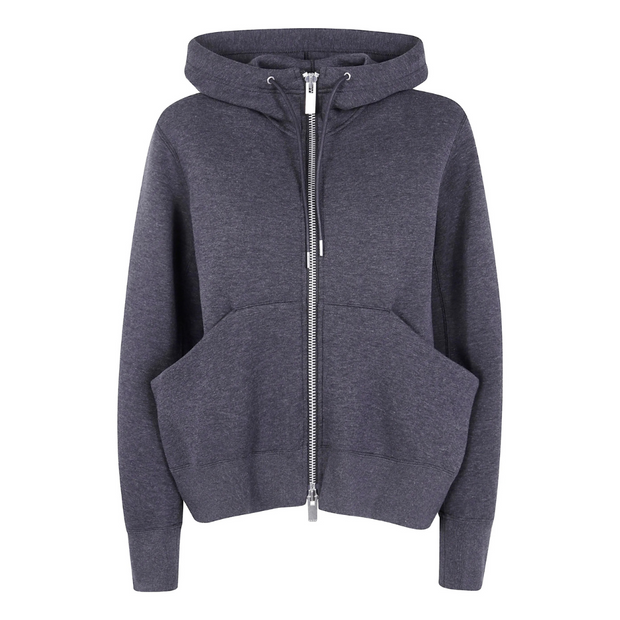 Grey Sponge Sweat Hoodie