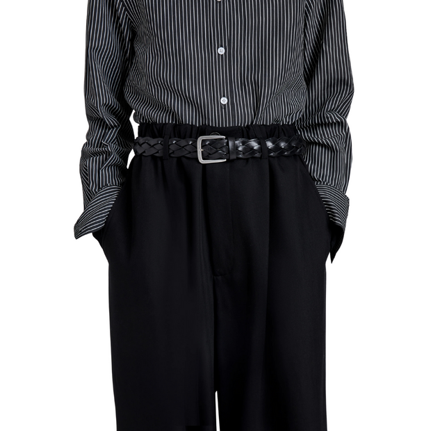 Wide Braided Belt